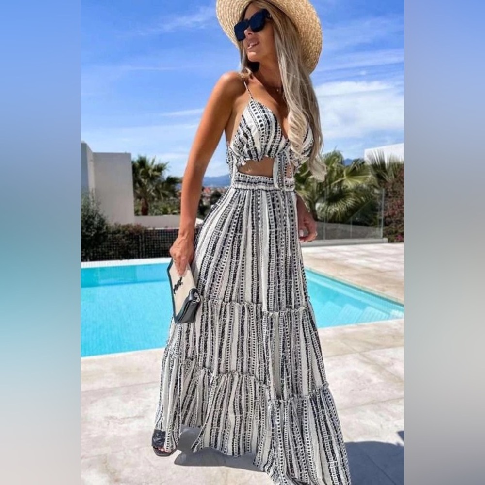Shop17 Cut Out Maxi Dress